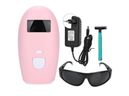 Depilador elétrico IPL para remoção de pelos nas axilas e pernas em casa.