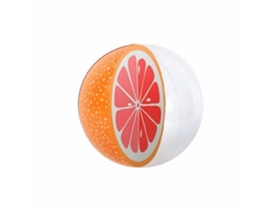 1 Bola Inflável Criativa Simulando Melancia E Laranja, De Borracha Para Praia Piscina, Acessórios Festa Na (2) -aquaforge