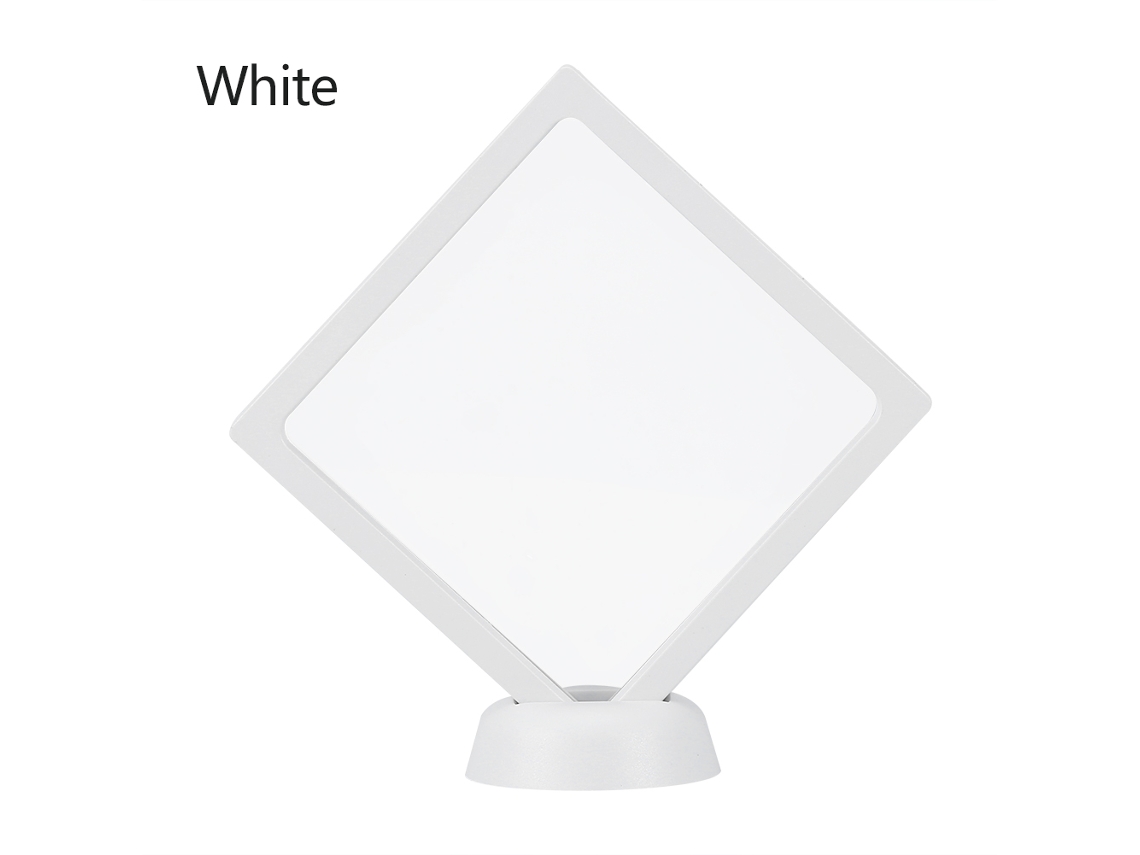 Suporte De Exibição Para Arte De Unhas Com Moldura Em Acrílico Pronta Para Montar Em Branco