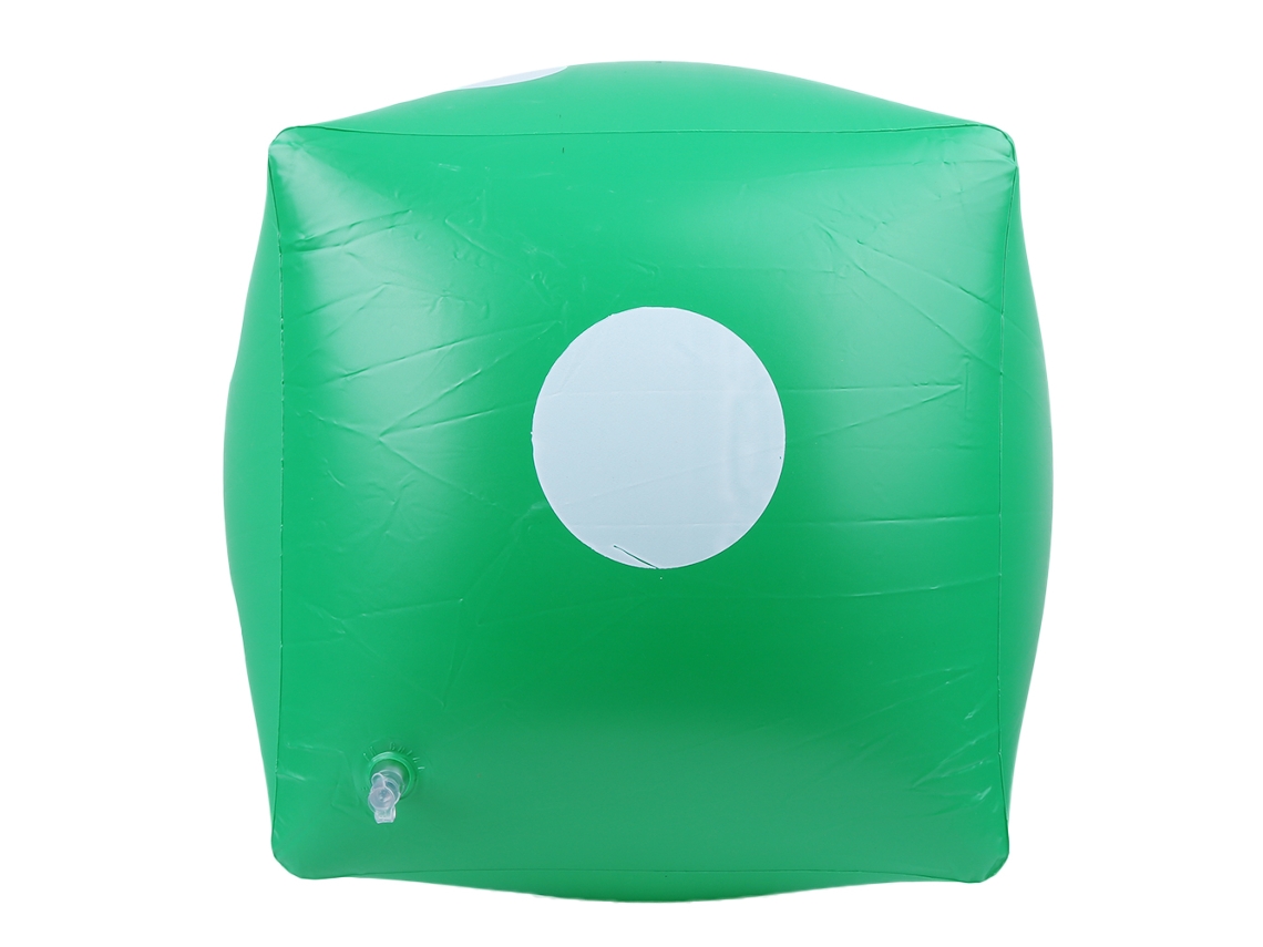 Mali dado Inflável de Pvc Portátil para Festas Indoor e Outdoor Brinquedo Verde