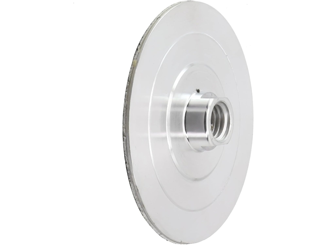 Base De Alumínio Reforçado Para Disco Polimento Diamantado 100 Mm Com