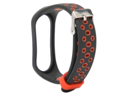 Mali cinta de Pulseira Inteligente para Xiaomi Mi Band 6 5 Nfc Bicolor Anti Perda Tpe Preto Vermelho