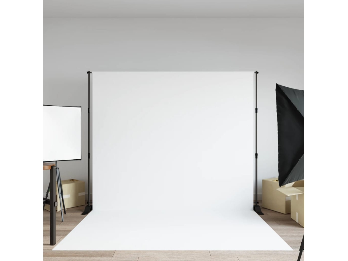 Vidaxl Suporte Para Fundo Fotográfico 254x243 Cm Aço Preto