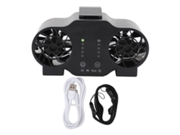 Ventilador Portátil Cinto Usb 5000mah 4 Velocidades Recarregável
