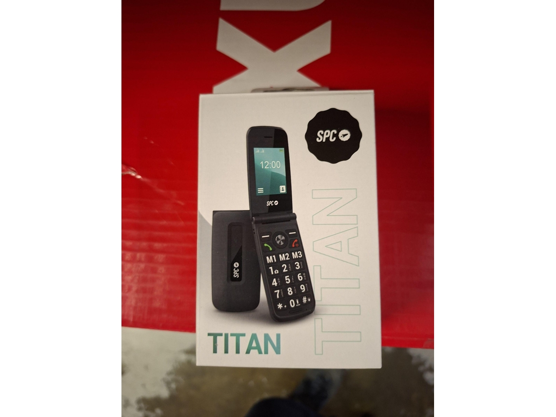 Telemóvel Senior SPC Titan (Outlet Caixa Aberta - 2.4'' - Preto)