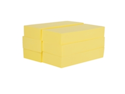 Set De 6 Esponjas Exfoliantes Para Ducha Corporal - Amarillo