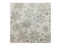 Adesivo Decorativo Removível de Floco de Neve Inverno para Casa Escritório Pvc Prata