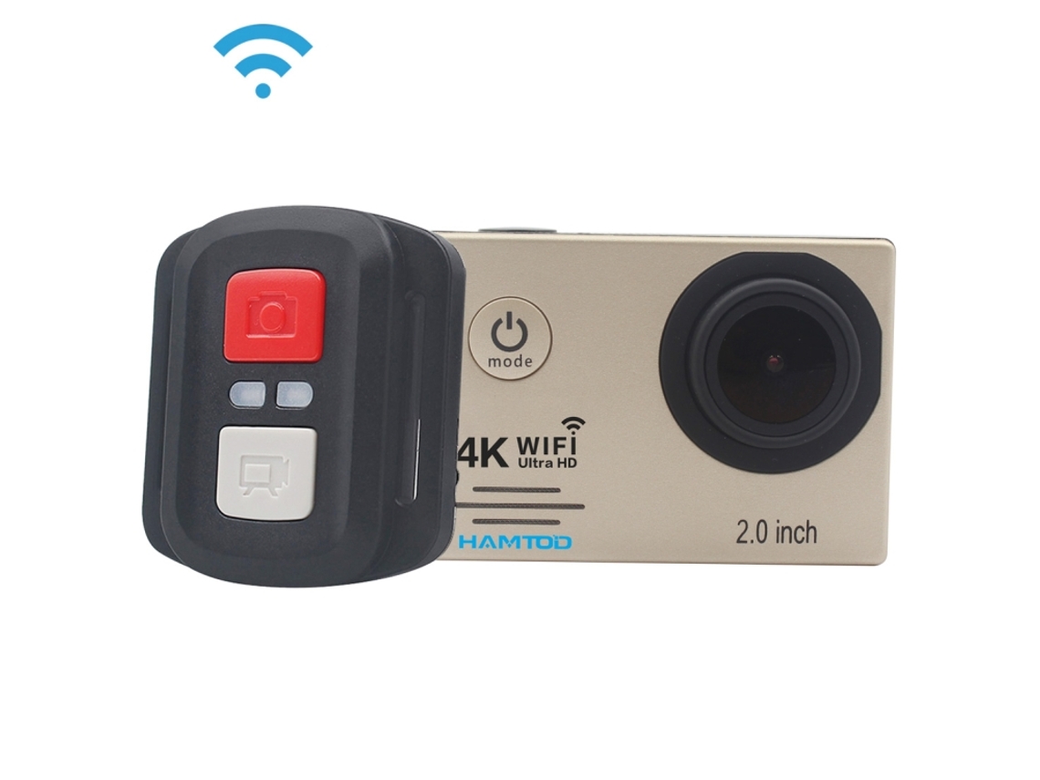 Halinuia Câmera Esportiva 4k Wifi 16mp Tela Lcd 2,0 Polegadas À Prova Dágua Com Acessórios