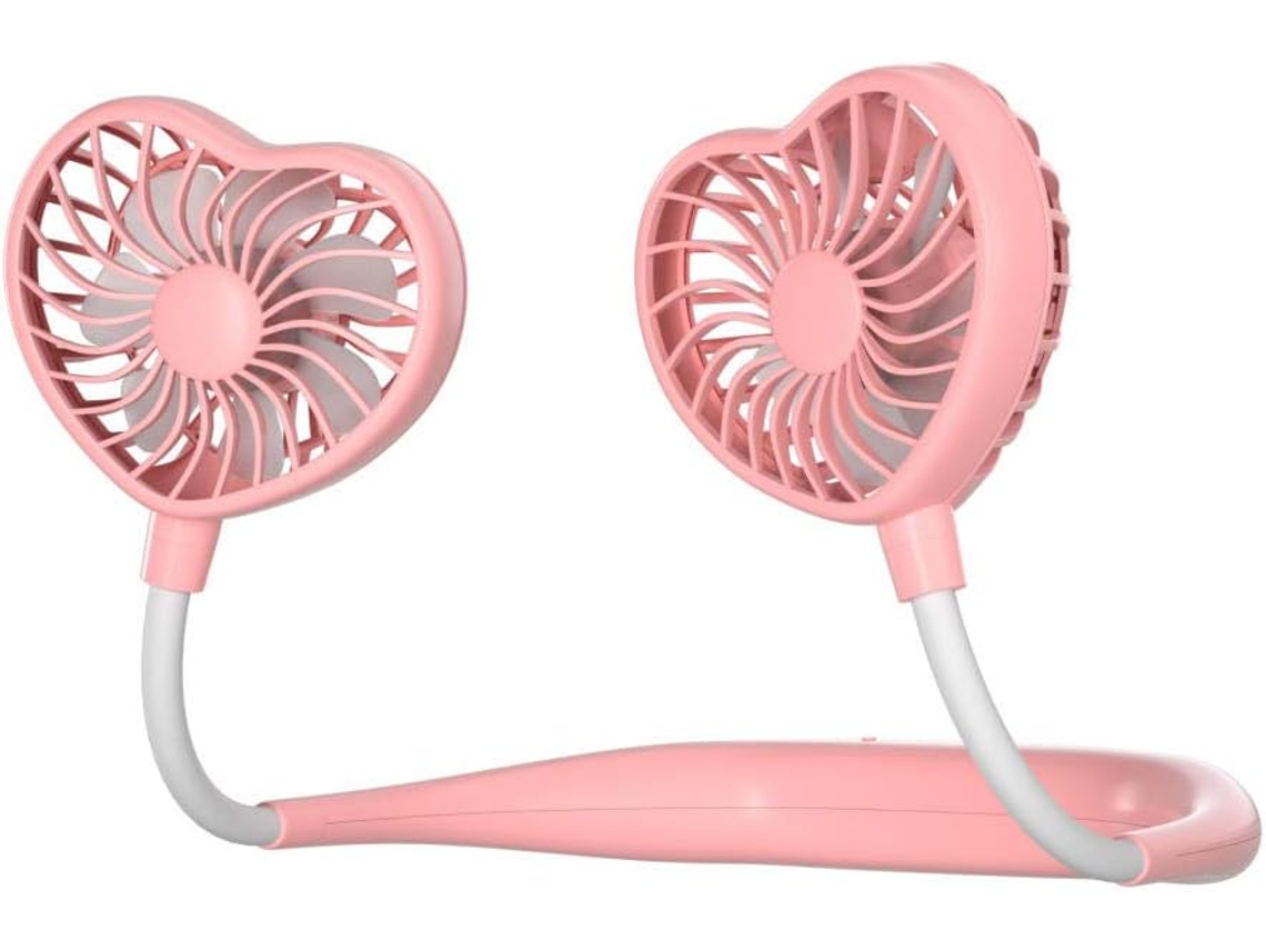 Ventilador USB de resfriamento de pescoço S/MARCA, portátil, 1200m, uso doméstico e externo