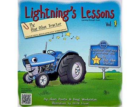 Livro Lightnings Lessons My Big Blue Tractor de Shari Puorto (Inglês)
