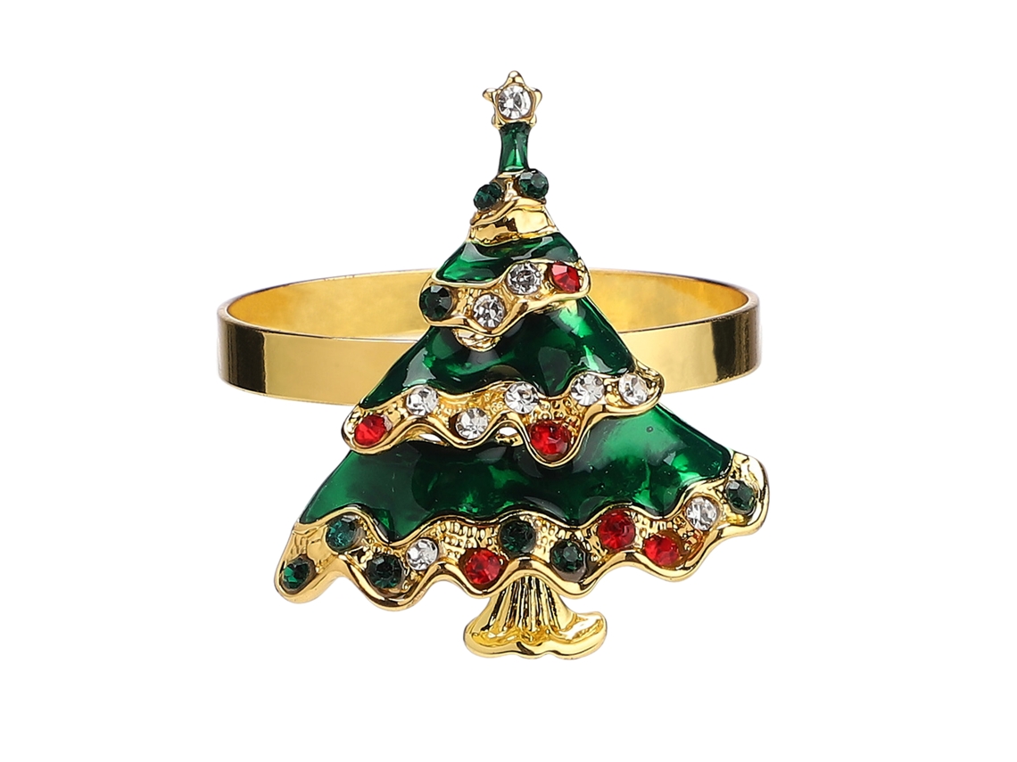 Anel De Guardanapo De Cervo Natal Segurar Decorar