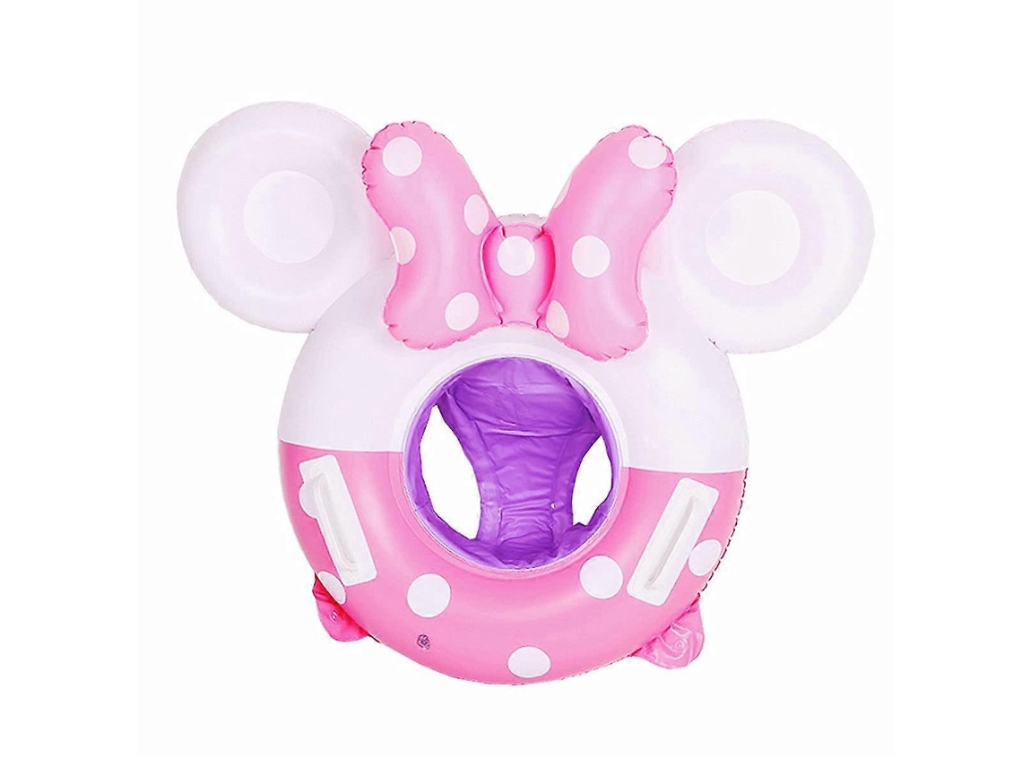 Anel De Banho Para Crianças Com Desenho Animado Da Minnie Mouse, Anel De Banho Inflável Para Piscina Redonda Flutuante -aquaforge