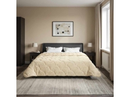 Vidaxl Edredom De Inverno 200 X 200 Cm Inverno Creme Respirável