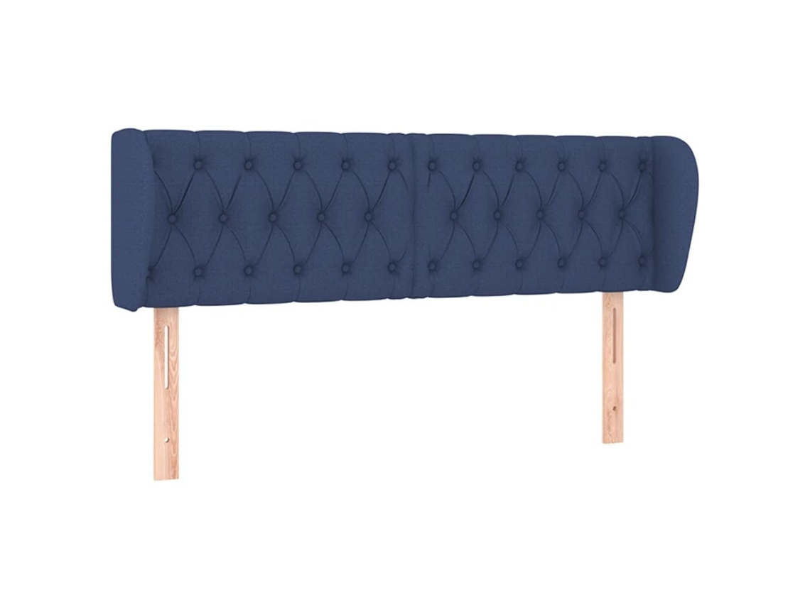 Headboard, Headboards Vidaxl Azul Tecido (163 X 23 X 78/88 Cm)