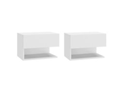 Cabeceiras Montagem na Parede 2 Pcs Branca MAISON EXCLUSIVE