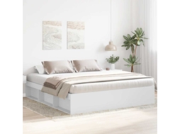 Estrutura De Cama Super King Size 180x200 Cm Branco