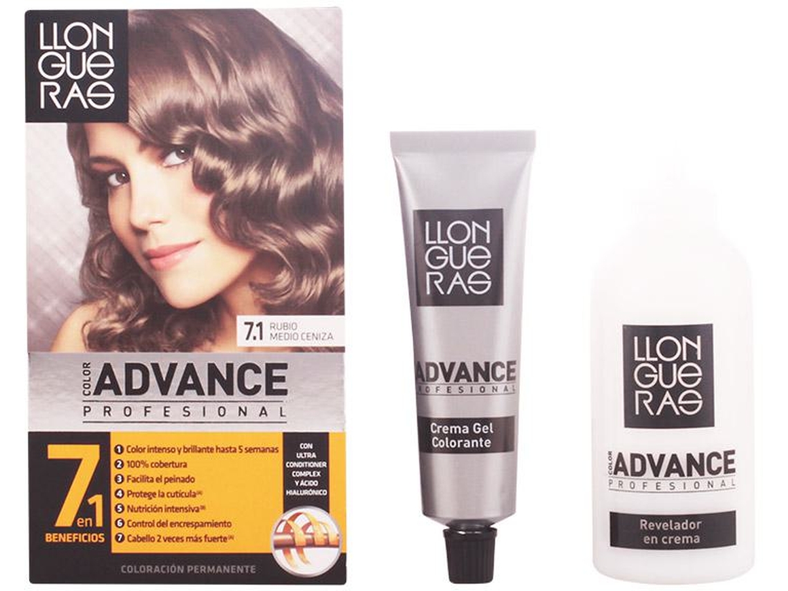 Coloração LLONGUERAS Color Advance Hair Colour N071-Rubio Cinza
