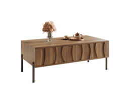 Mesa De Centro Moderna Em Estilo Retro, Móvel Para Sala De Estar. Dimensões 105 Cm X 55 Cm (largura) X 41 Cm (altura). BAGOLY (comprimento)