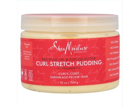 Shea Moisture Red Palm & Cocoa Butter Curl Stretch Pudding 12Oz/340G Rizos