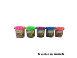 Frasco de plasticina neon 141 gramas