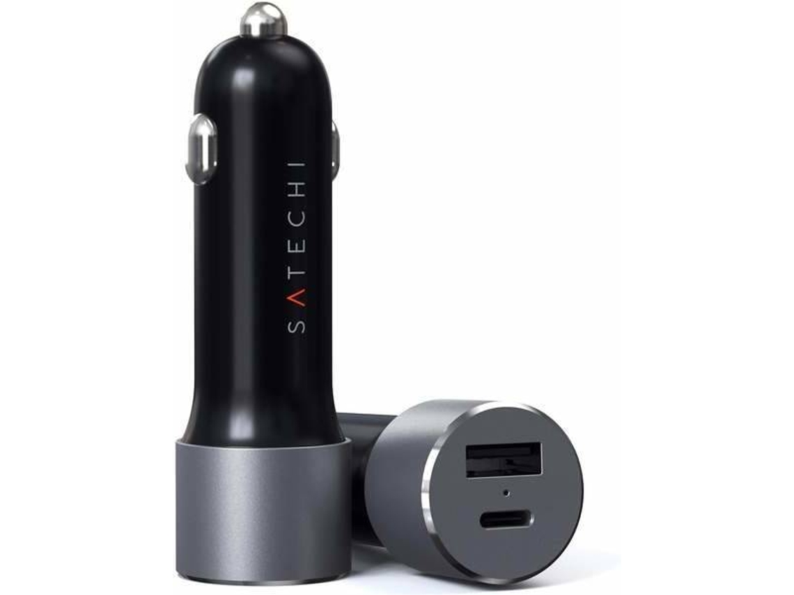 Carregador Auto SATECHI ST-TCPDCCS USB-C (Cinzento)