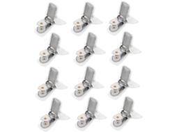 Conjunto Pretyzoom com 12 alfinetes antiderrapantes para edredons e roupas, mantendo-os no lugar. Práticos