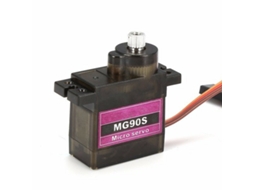 Conjunto de 4 micro servos analógicos RC com engrenagens de metal MG90S 13,4g para aeronaves, helicópteros, carros e barcos RC da Zohd e Volantex MDUG