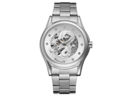 Reloj Mecánico Automático Hollow Dragón Hombre Forsining (dial Plata Correa Plata)