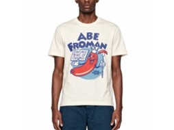 Rockinstone Ferris Bueller's Day Off Chicago Sausage King Solid Natural Adult T-shirt Size:xxl