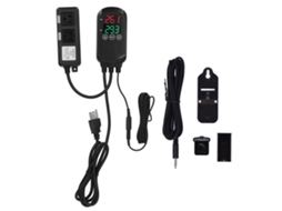Controlador de Temperatura Digital Sensor NTC Display LCD Dual Saída Relé | S/MARCA