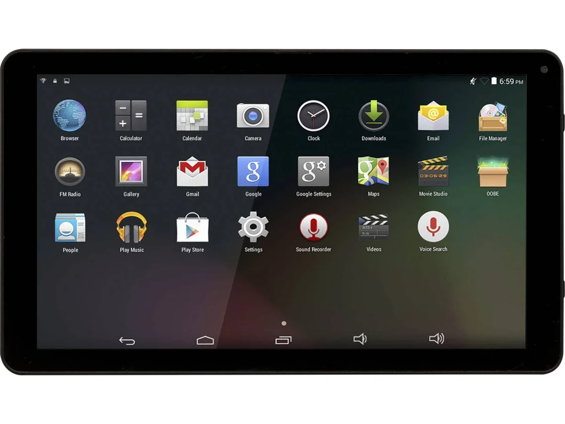 Tablet DENVER TAQ-10463 (10.1'' - 16 GB - 2 GB RAM - Preto)