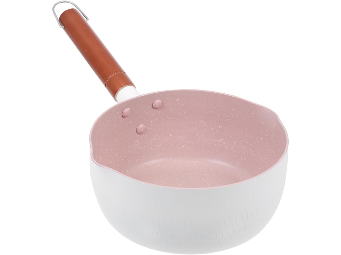 Japonesa Para Leite, Prática E Com Cabo De Madeira, Antiaderente, Ideal Para Sopas E Guisados. Gokoco