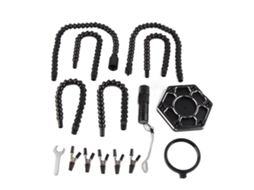 Ferramenta De Reparo De Pcb Com 6 Braços De Nylon, Lupa E Luz Led - Suporte Auxiliar Para Soldagem