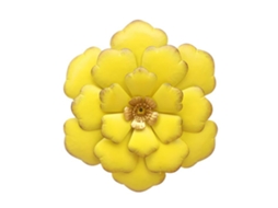 Flor Artificial de Ferro Simulada Parede Decoração Artesanal Metal Vibrante Residencial Jardim | S/MARCA