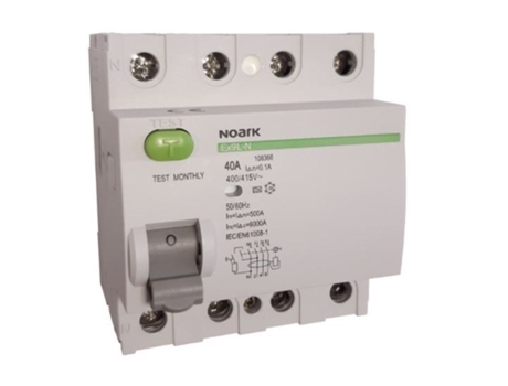 108366 Disjuntores de corrente residual Noark Ex9l N 4p 40a A 100ma