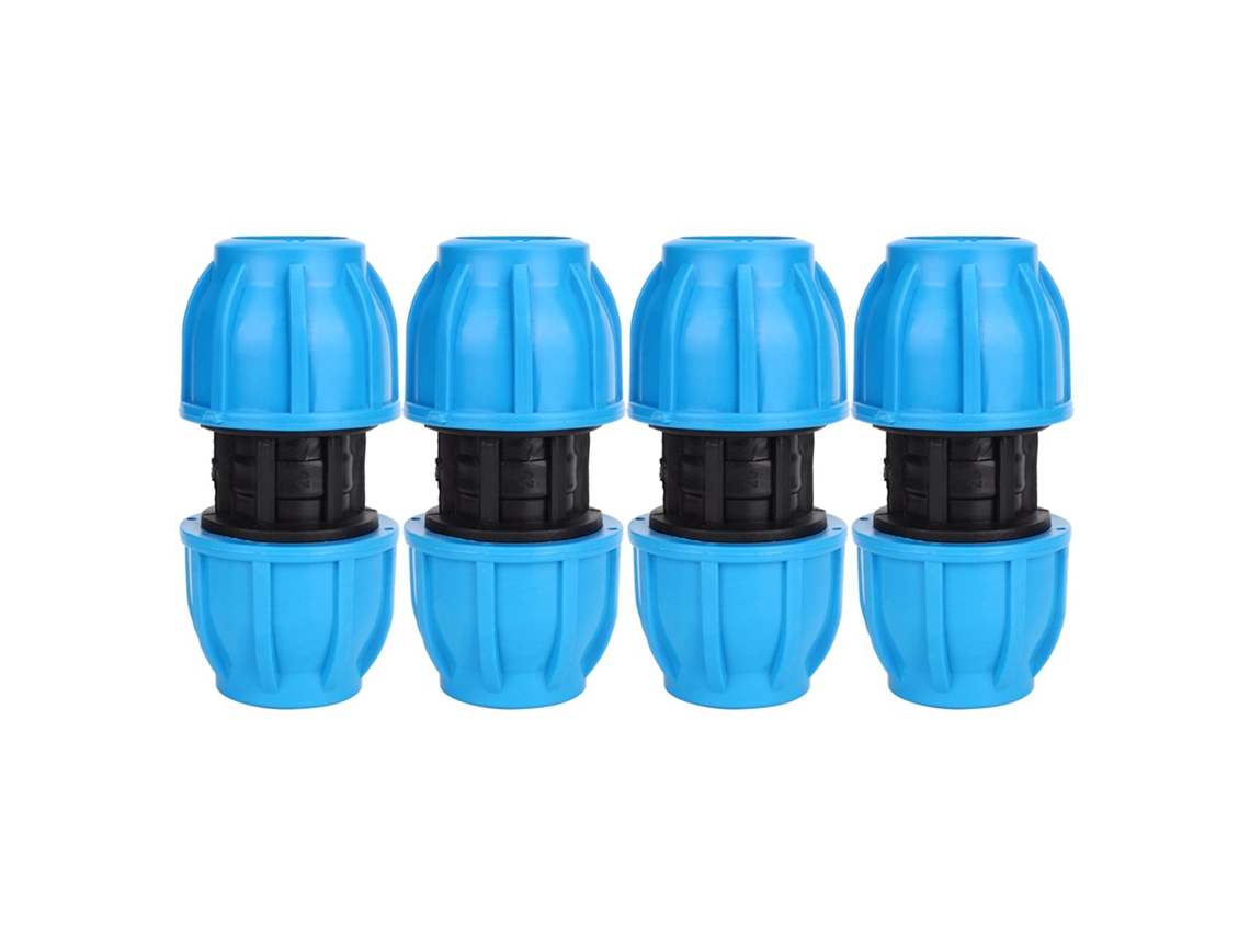 Conector de Tubo de Água Reto 25mm Pe 4pçs