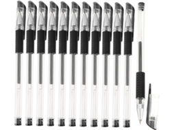 Magiclulu Kit Com 12 Canetas Esferográficas Em Gel Ponta Fina De 0,5