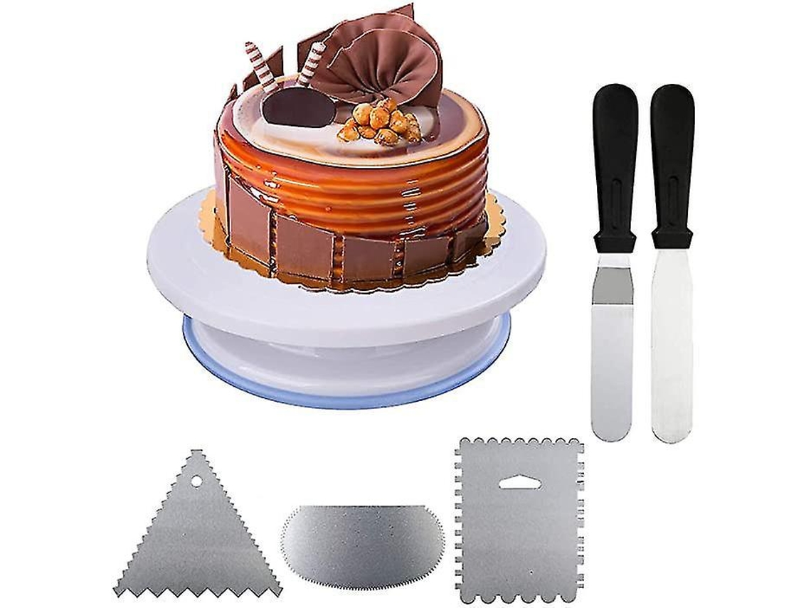 Suporte Para Bolo Platão Giratório Decoração De Bolo Com Raspadinha Slowmoose