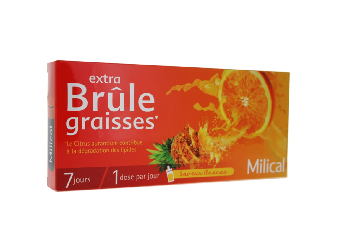 Queima Gordura Extra Abacaxi 7 Doses MILICAL