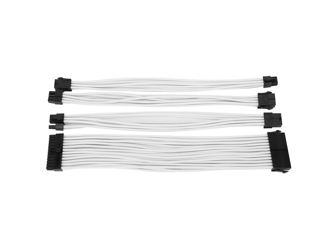Kit de Cabo de Extensão de Base Premium com Conectores Pretos, Design SFUSHOS
