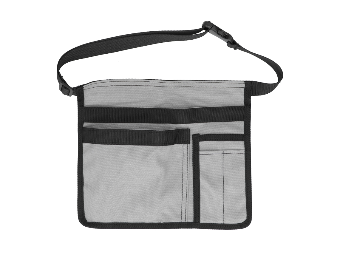 Bolsa de Ferramentas Ajustável de Têxtil Oxford Cinza S/MARCA