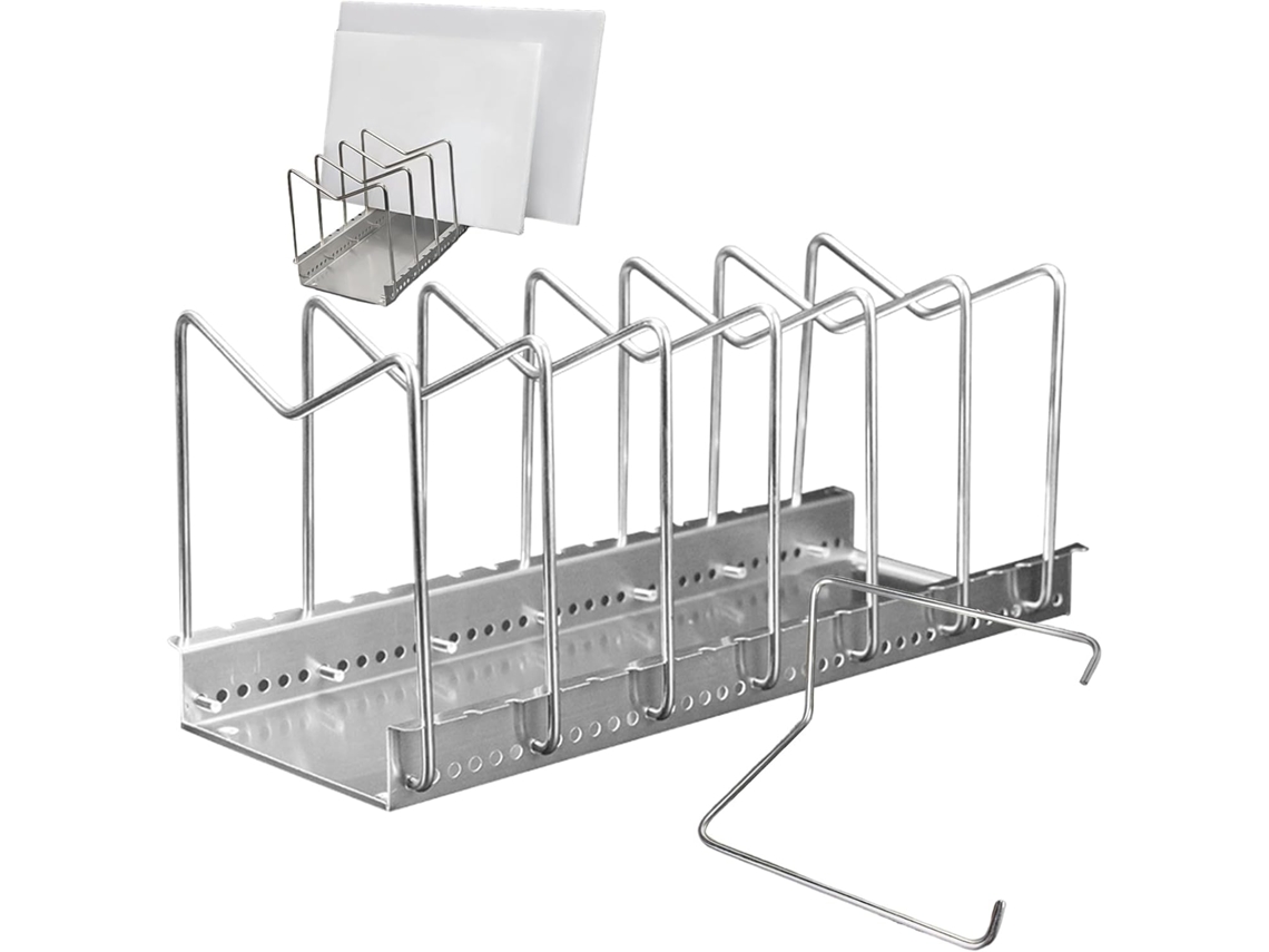 Organisateur De Planches À Découper - Rangement Pour Ustensiles De Cuisine,support Anti-dérapant Planches À Découper À
