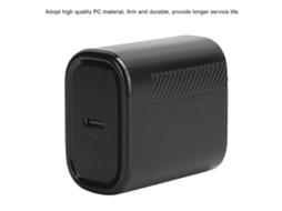 Mali adaptador de Carregamento Rápido Kuulaa Pd 18w com Porta Única Plugue Uk para Celulares e Tablets Type c