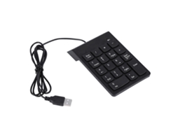 Teclado Numérico Usb Mini Numpad 18 Teclas Laptop Desktop Pc Plug and Play Resistente