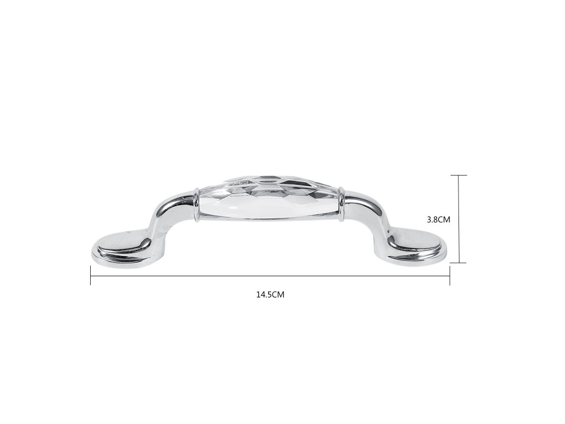 Laxiscreed Cabide De Cristal Transparente 96mm Para Roupas De Alta Qualidade