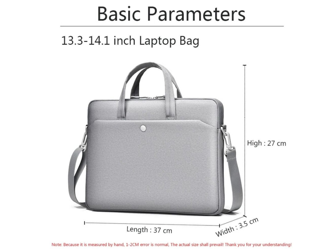 Fodral Svart 13.3 14 Tum 13.3 Bolsa para laptop Aquaforge Bolsa para laptop preta