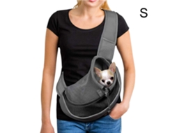 Mochila de Transporte para Cães e Gatos AQUAFORGE respirável em malha com abertura frontal G
