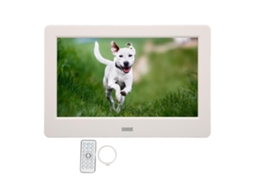 Quadro digital Mali 7 polegadas com relógio, calendário, MP3, controle duplo, plugue UK
