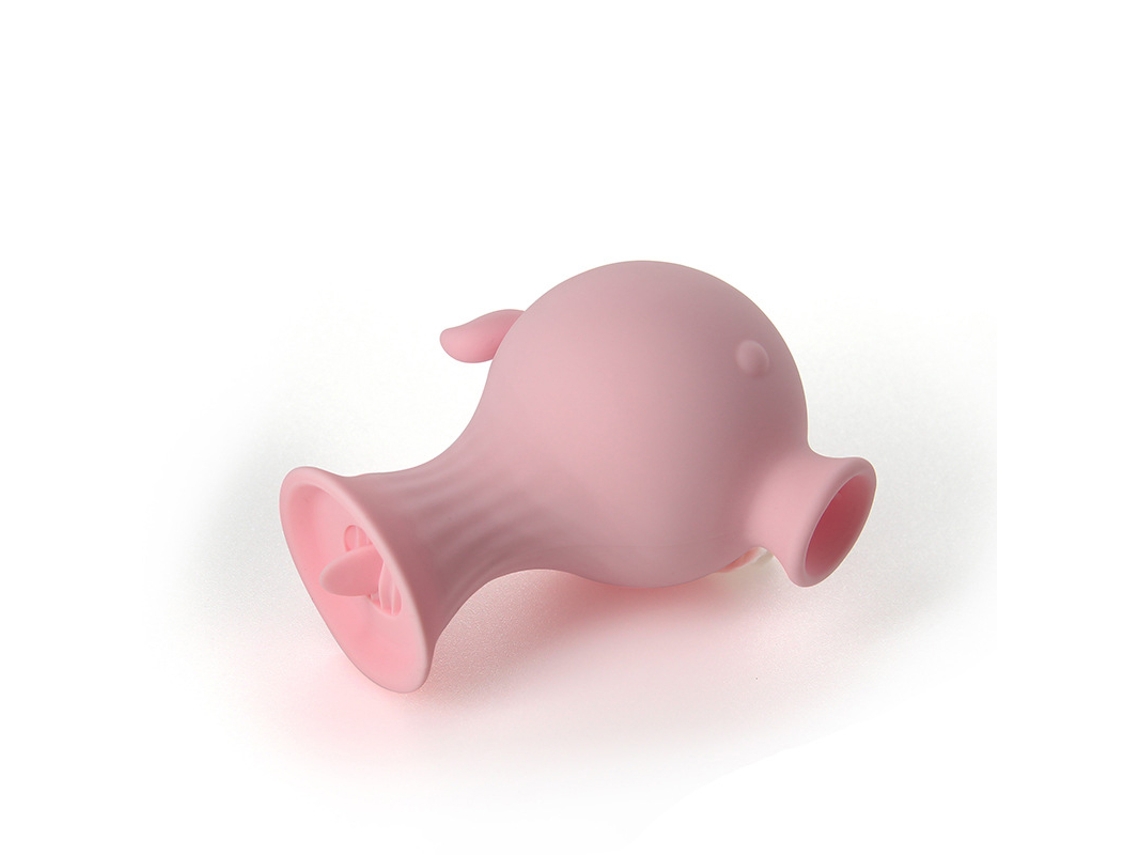 Vibrador 2 Em 1 Para Lamber A Lngua E Chupar Com 7 Modos Para Mulheres (rosa) Bestvite