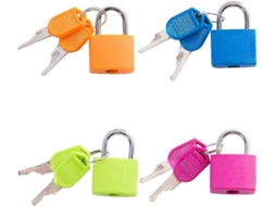 4 cerrojos de mala de latão, fechaduras para viagens, escola e ginásio